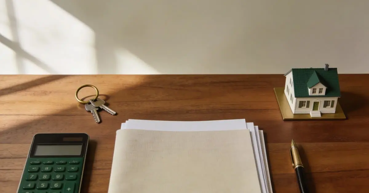 Calculadora y documentos para calcular el coste de vender una vivienda.